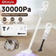 Bkstyle 30000Pa Wireless Cordless Vacuum Cleaner 4in1  Vertical Handheld Vacuum Wet&Dry Household Co