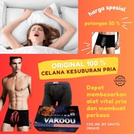 Celana Dalam Boxer Magnet Terapi Pembesar Mr P Kesehatan Pria Dewasa Vakoou ORI Terbukti Ampuh Pembesar