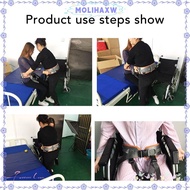 MOLIHMY Elderly Transfer Belt, Waist circumference 66cm(25.98in)~84cm(33.07in) Polyester fiber Senio