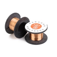 [szluzhen3gv] 2 Rolls 0.1MM PPA Copper Brazing Solder-enamelled Reel Wire Line Exactly