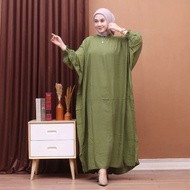 KAFTAN POLOS | KAFTAN SULTAN RAYON PREMIUM | ALL SIZE JUMBO