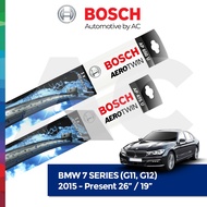 BOSCH AEROTWIN PLUS FLATBLADES WIPER SET FOR BMW 7 SERIES (G11, G12) 2015-PRESENT (26"/19")