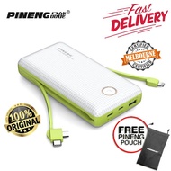 [100% Original] Pineng PN-959 20000mAh Power bank PN959 PN 959 3 TYPE BUILT-IN CABLE IOS / TYPE C / 