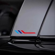 4Pcs M-Colored Stripe Decals For BMW Performance E28 E30 E34 E46 E39 E60 F87 F84 M3 M5 M2