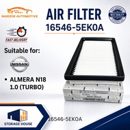 ENGINE AIR FILTER NISSAN ALMERA N18T 2021-2023 (16546-5EK0A)
