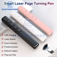 2.4GHz Wireless Laser Presentation Pointer Flip Pen PPT Slide USB Charging Powerpoint Presenter Clic