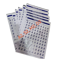 Window Card 10 sets in a pack A2,S2,M2,D2