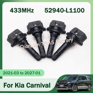 1/4pcs 52940-L1100 Tyre Pressure Sensor For Kia Carnival Optima K5 Seltos Sorento Sportage 433MHz 52