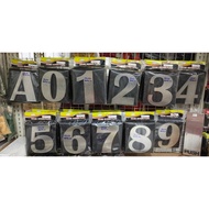 HOUSE NUMBER PLATE SS180 SIZE : W14 x H18