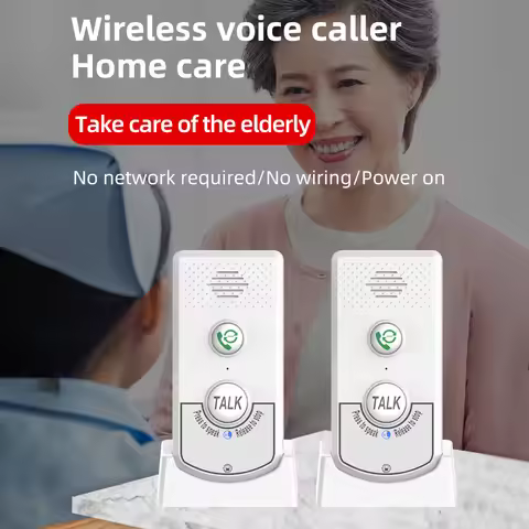 2 Pack H8-2T Intercoms Wireless for Home Voice Caller Home Ultra Long Distance Portable Wireless Voi