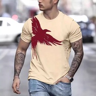 Fashion T-Shirt Youth Digital Hot Sale Sports Men's Clothing European American Warehouse Printing Ca