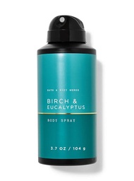 Bath &amp; Body Works BIRCH &amp; EUCALYPTUS Men's Collection Body Spray 104g. ของแท้