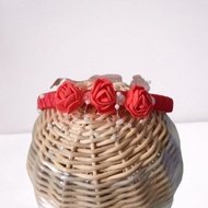 MAWAR Headband 3 Roses