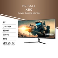 PRISM+ X300 | 30" UWFHD Ultrawide 200Hz Curved Gaming Monitor