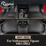For Volkswagen VW Tiguan 2007-2016(MK1) 2017-2022(MK2) Custom Car Floor Mat Automobile Carpet Interi