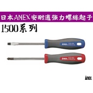 [Tainan Wanfeng Tools] [Japan ANEX Annex Powerful Screwdriver Comfortable Electrician Insulated 1500