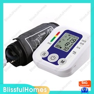 BlissfulHomes Rechargeable Blood Pressure Digital Monitor Original Arm Type Accurate Meter