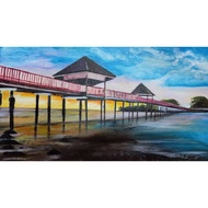 Canvas Oil Painting On Canvas Board.