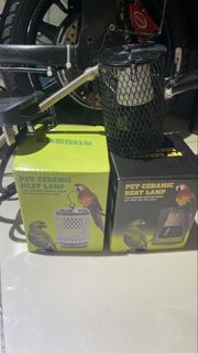鸚鵡保溫燈無光陶瓷燈鳥籠恆溫加熱燈防燙保溫燈溫控鳥類過冬神器