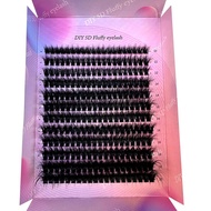 280 Bundle Bulu Mata Mink 50D/60D/80D/100D/110D/150D 0.05mm/0.07mm Bulu Mata Nipis Sambungan Bulu Ma