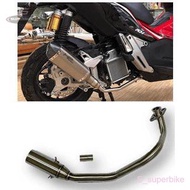 For Honda ADV160 ADV150 Motorcycle Yoshimura Exhaust Modified Manifold Middle Link Pipe 51mm Stainle