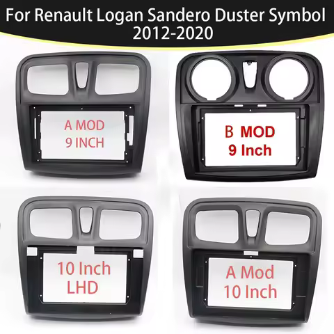 9 Inch 10 Inch Car Frame Fascia Adapter Android Radio Dash Fitting Panel Kit For Renault Logan Sande