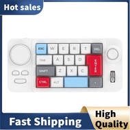 19-Key Macro-Defined RGB Dual-Wheel Hot-Swappable Wired Mechanical Gaming Keyboard for Win10 Joystic