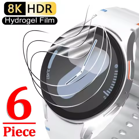 Flexible TPU Screen Protectors for Samsung Galaxy Watch 8 7 6 5 40/44mm Hydrogel Film Smartwatch Sof