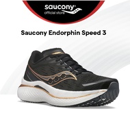 Saucony Endorphin Speed 3 Road Running Speed Shoes Women's - Black/Gold Struck S10756-10