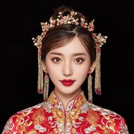 GOG  7Pcs/set Women Fashion Xiuhe Headwear Accessories Chinese Hanfu Bridal Hair Accessories Set sel Hair Accessories GO