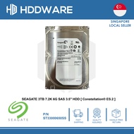 SEAGATE 3TB 7.2K 6G SAS 3.5" HDD [ Constellation® ES.2 ] // ST33000650SS // 9SM260-001