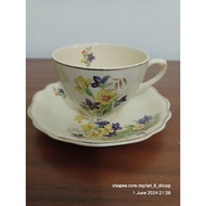 Vintage J&G Meakin England, Sunshine, cup and plate