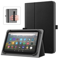 Universal Case for 7-8 Inch Tablet eReader - Folio Protective Cover Book Style Premium PU Leather Co