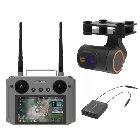 Skydroid H12 12 Channel 2.4GHz 1080P Digital Video Data Transmission Transmitter H12 3 in 1 Android 