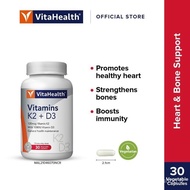 VitaHealth Vitamins K2 + D3 [Expiry 7/2026]