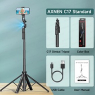 AXNEN | AXNEN 64inch 360° Rotation AI Face Tracking C17 Gimbal Selfie Stick Tripod Balance Handle Qu