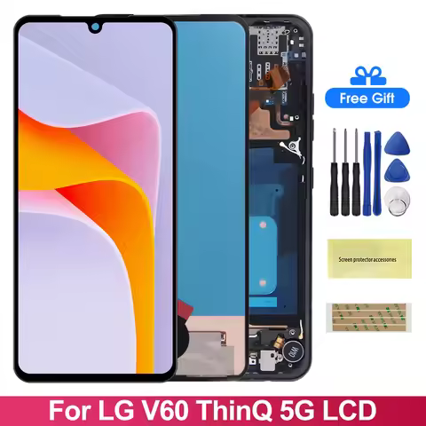 AMOLED For LG V60 LCD Display Touch Screen Digitizer Assembly LCD Display Replacement Parts For LG V