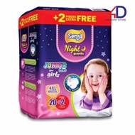 Sensi NIGHT PANTS GIRL XXXXL20 XXXXL 20 (4XL) / CHILDREN'S DIAPER PANTS