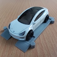 Diecast Loose Hot Wheels HW TESLA Model 3 White
