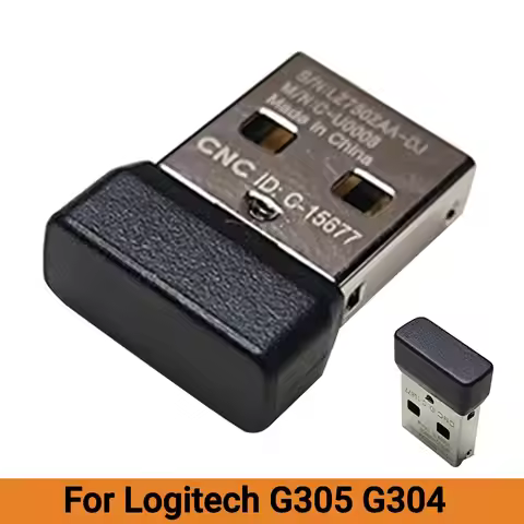 USB Wireless Dongle Receiver USB Dongle Mouse Receiver Adapter USB Adapter for Logitech G305/G304 Wi