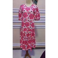 Fuchsia pink floral Dress