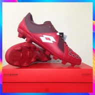 TERLARIS TERBARU SEPATU BOLA LOTTO ORIGINAL LOTTO SQUADRA FG DARK RED