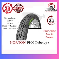 Norva Motor Tayar Norton Motosikal P100 Tiub Tayar 2.25-17 2.50-17 225-17 250-17 80/90-17 Norton1 80