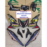 Rapido Cover Set Yamaha Y15ZR V1 V2 Malaysia Edition Accessories Motor Y15 Ysuku Color Black Blue White Y15