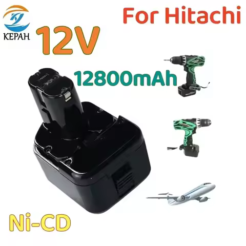 For Hitachi EB1212S 12V 6800mAh Rechargeable Battery 12V EB1220BL EB1214S WR12DMR CD4D DH15DV C5D Co