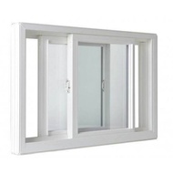 H80cm x W100cm Aluminum Sliding Window  w/ FREE Screen