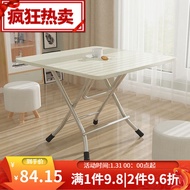 Folding small dining table household square dining table folding table low table simple square table folding table