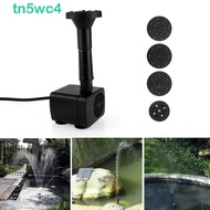 TN5WC4 Solar Panel Water Pump, DC Brushless Mini Solar Fountain Pump, Pond Fountain Landscape 4 Nozz