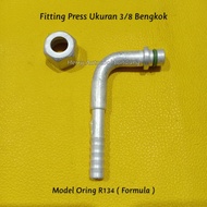 3-Piece Bent Press Fitting Oring R134 Formula