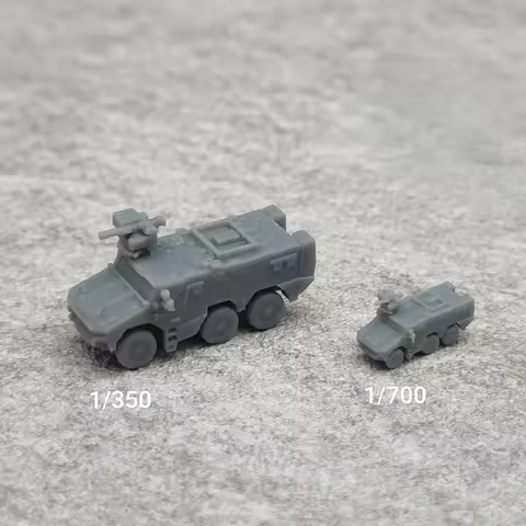 5PCS VBMR Gryphon 6*6 Armored Vehicle Resin Model 1/350 Or 1/700 Tank Combat Vehicle Miniature Model